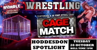 Rumble Wrestling comes to The Spotlight witha 16ft Steele Cage Match 